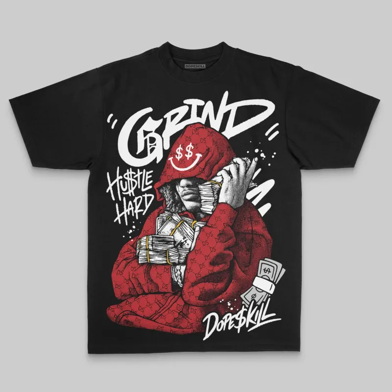 Black/White Oversize Print 'Grind Pray' DopeSkill Graphic T-shirt sold by DopeSkill