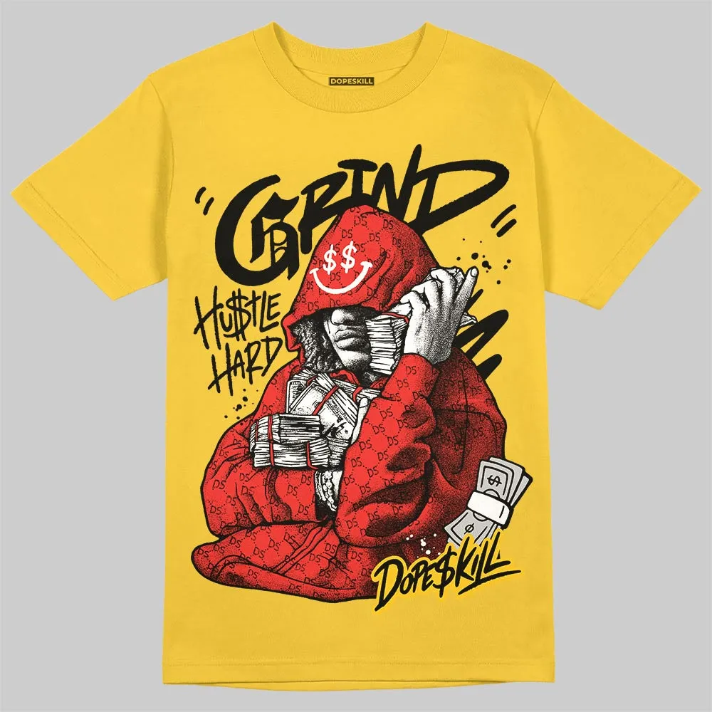 Yellow 'Grind Pray' DopeSkill Graphic T-Shirt sold by DopeSkill product image thumbnail 3