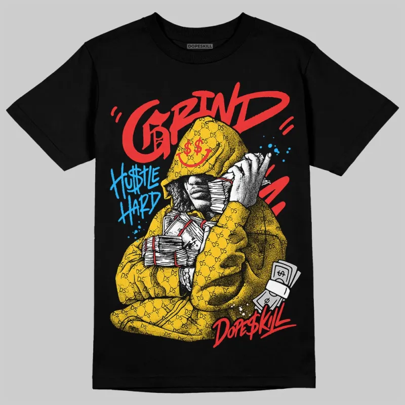 Yellow 'Grind Pray' DopeSkill Graphic T-Shirt sold by DopeSkill