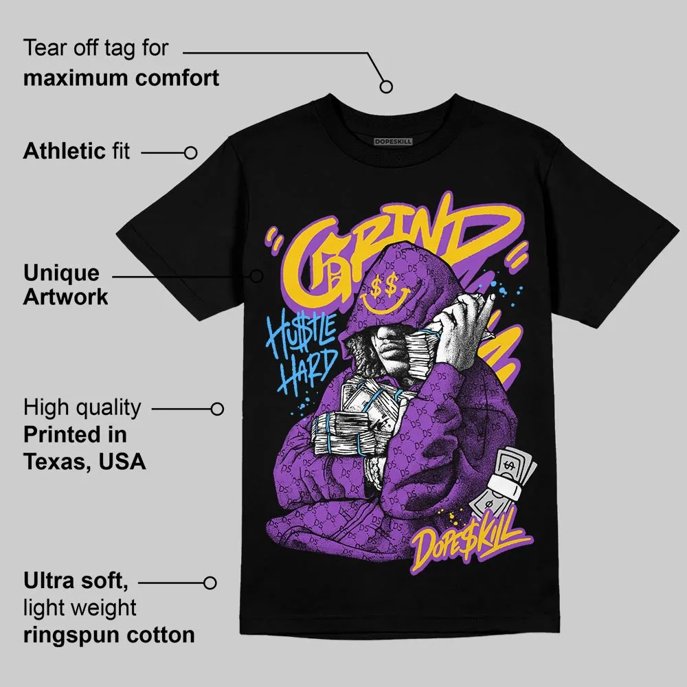 PURPLE 'Grind Pray' DopeSkill Graphic T-Shirt sold by DopeSkill product image thumbnail 4