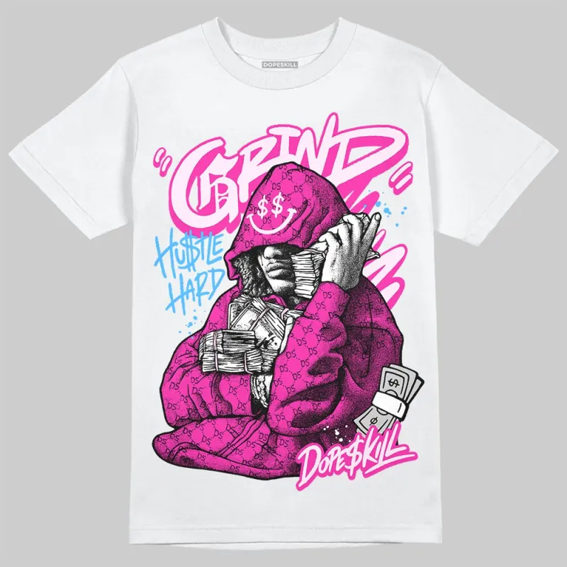 Pink 'Grind Pray' DopeSkill Graphic T-Shirt sold by DopeSkill