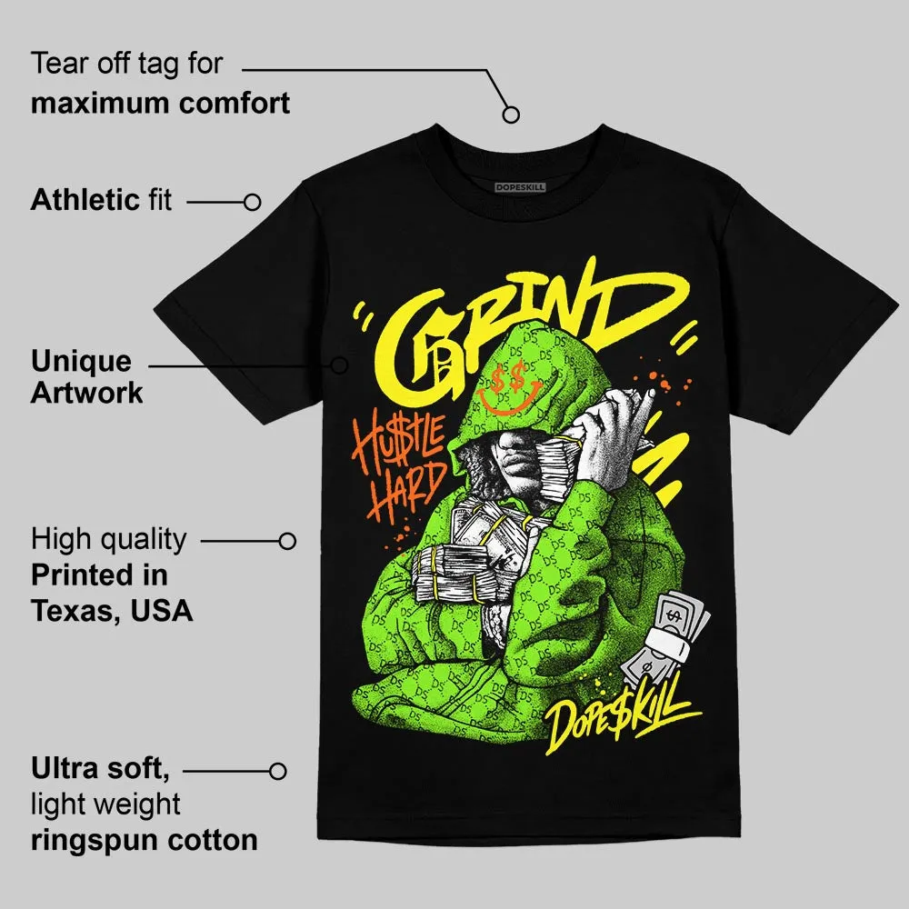 Neon Green 'Grind Pray' DopeSkill Graphic T-Shirt sold by DopeSkill product image thumbnail 4