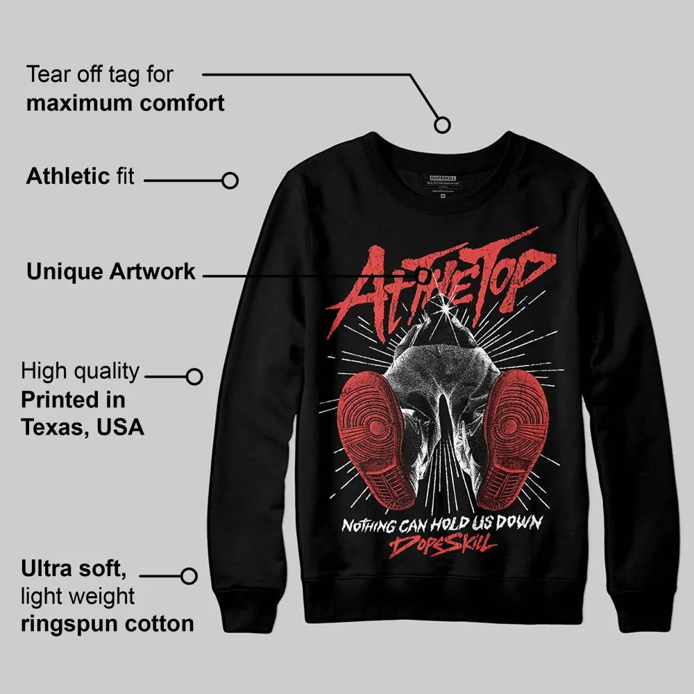 Red 'Nothing Can Hold US Down' DopeSkill Graphic Sweatshirt sold by DopeSkill product image thumbnail 4