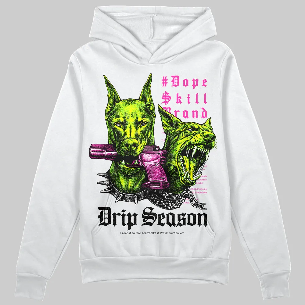 Neon Green 'New Drip Season' DopeSkill Graphic Hoodie sold by DopeSkill product image thumbnail 2