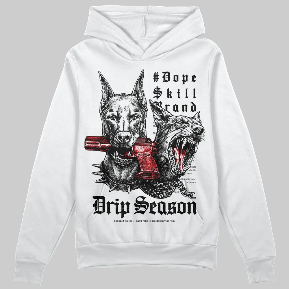 Black/White 'New Drip Season' DopeSkill Graphic Hoodie sold by DopeSkill product image thumbnail 2