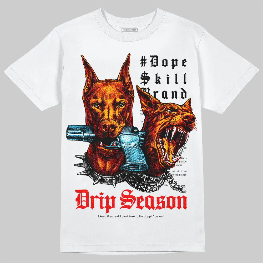 Red 'New Drip Season' DopeSkill Graphic T-Shirt sold by DopeSkill product image thumbnail 2