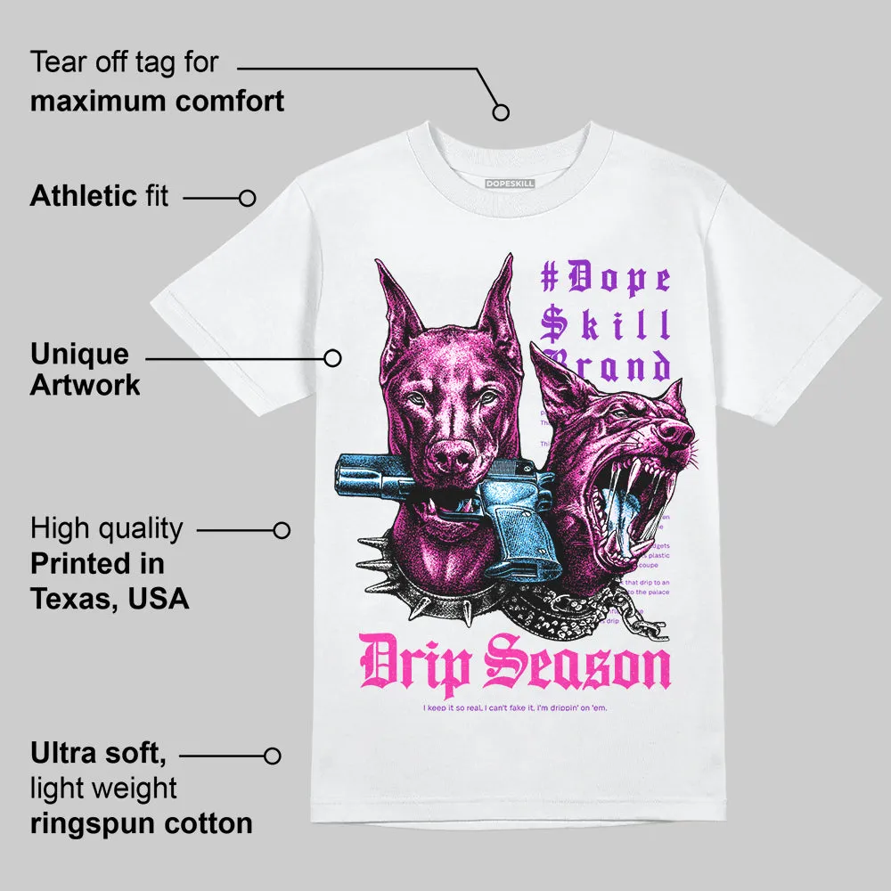Pink 'New Drip Season' DopeSkill Graphic T-Shirt sold by DopeSkill product image thumbnail 4