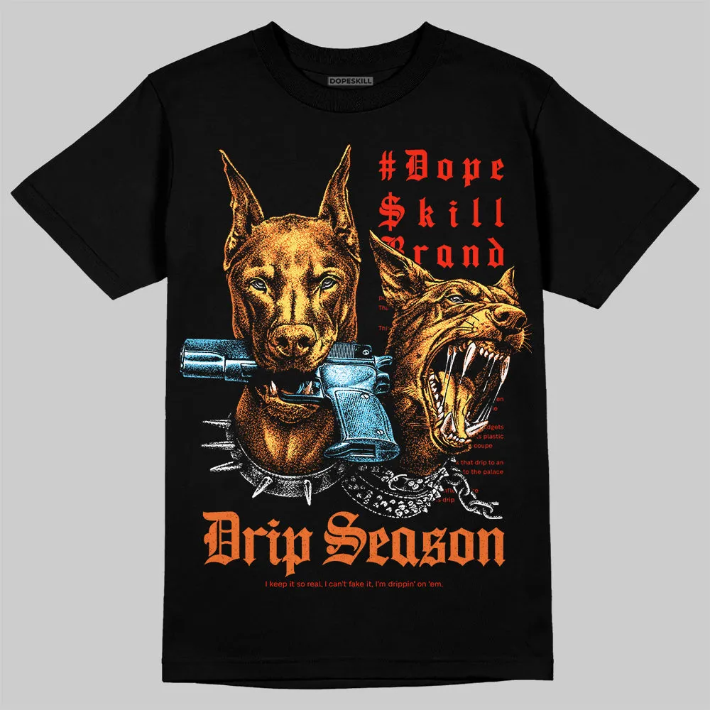 Orange 'New Drip Season' DopeSkill Graphic T-Shirt sold by DopeSkill product image thumbnail 2