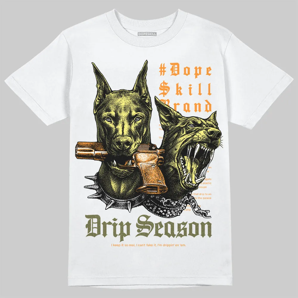 Olive 'New Drip Season' DopeSkill Graphic T-Shirt sold by DopeSkill