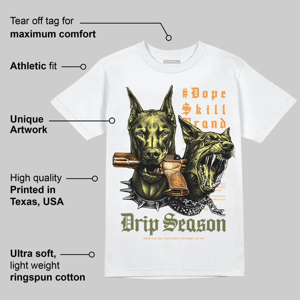 Olive 'New Drip Season' DopeSkill Graphic T-Shirt sold by DopeSkill product image thumbnail 4
