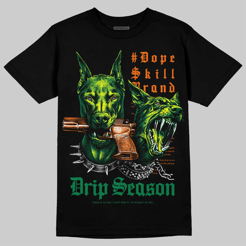 Green 'New Drip Season' DopeSkill Graphic T-Shirt sold by DopeSkill product image thumbnail 2