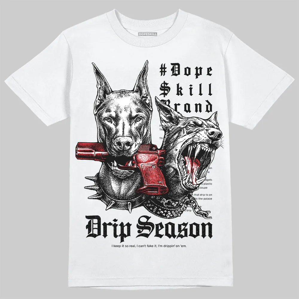 Black/White 'New Drip Season' DopeSkill Graphic T-Shirt sold by DopeSkill product image thumbnail 2