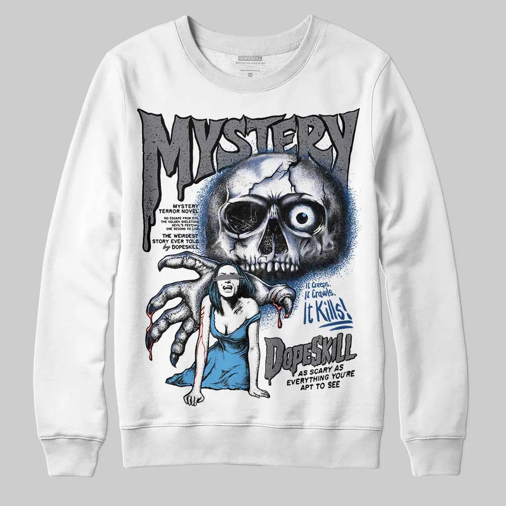 Flint Grey 9s DopeSkill Sweatshirt Mystery Ghostly Grasp Graphic sold by DopeSkill