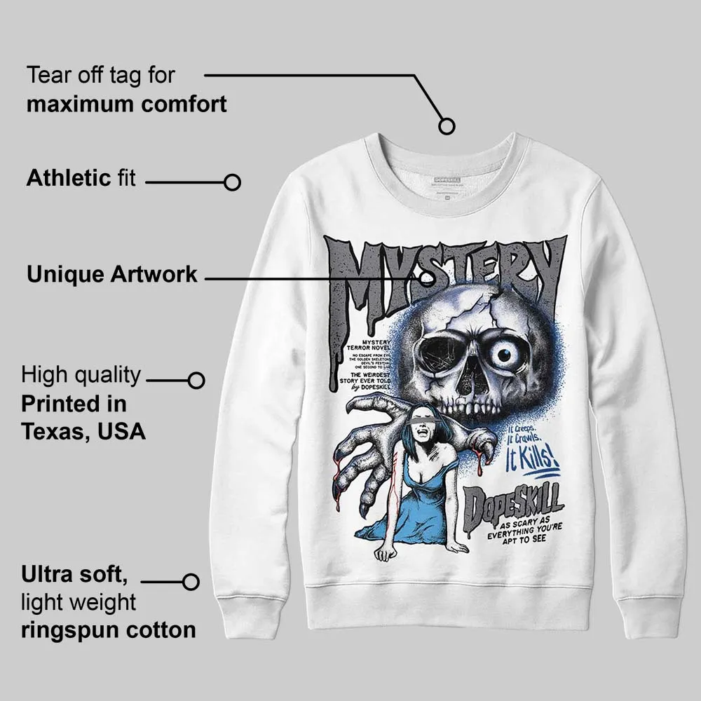 Flint Grey 9s DopeSkill Sweatshirt Mystery Ghostly Grasp Graphic sold by DopeSkill product image thumbnail 3