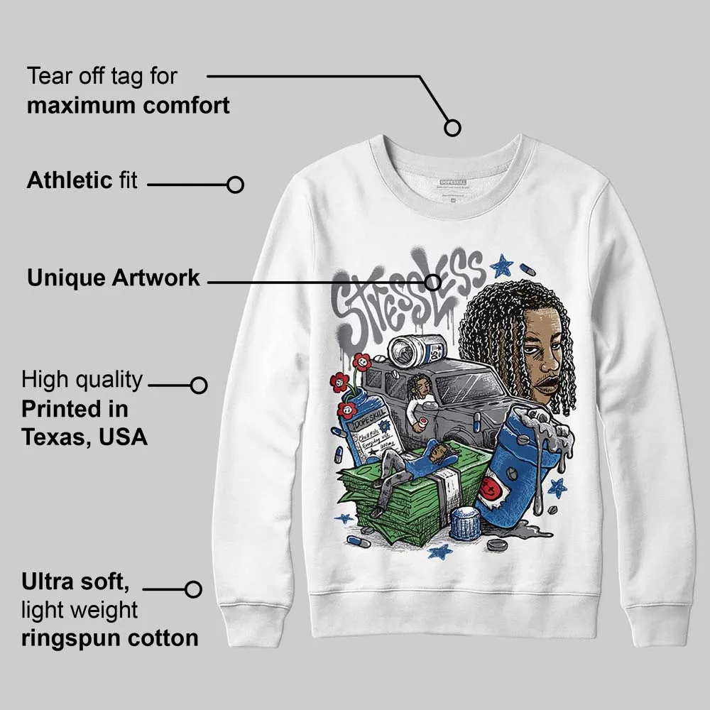 Flint Grey 9s DopeSkill Sweatshirt Stressless Graphic sold by DopeSkill product image thumbnail 3
