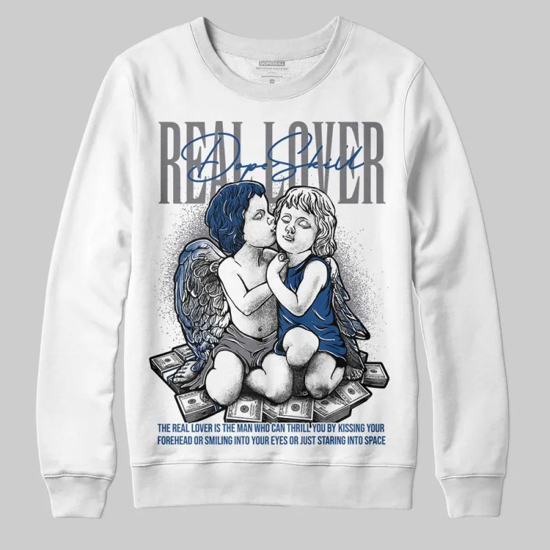 Flint Grey 9s DopeSkill Sweatshirt Real Lover Graphic sold by DopeSkill