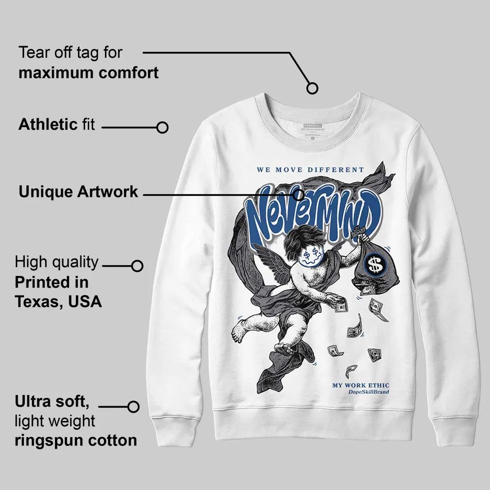 Flint Grey 9s DopeSkill Sweatshirt Nevermind Graphic sold by DopeSkill product image thumbnail 3