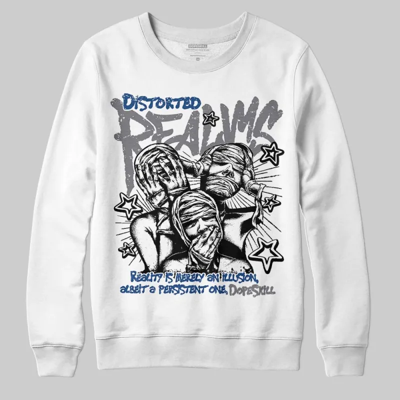 Flint Grey 9s DopeSkill Sweatshirt Distorted Realms Graphic sold by DopeSkill