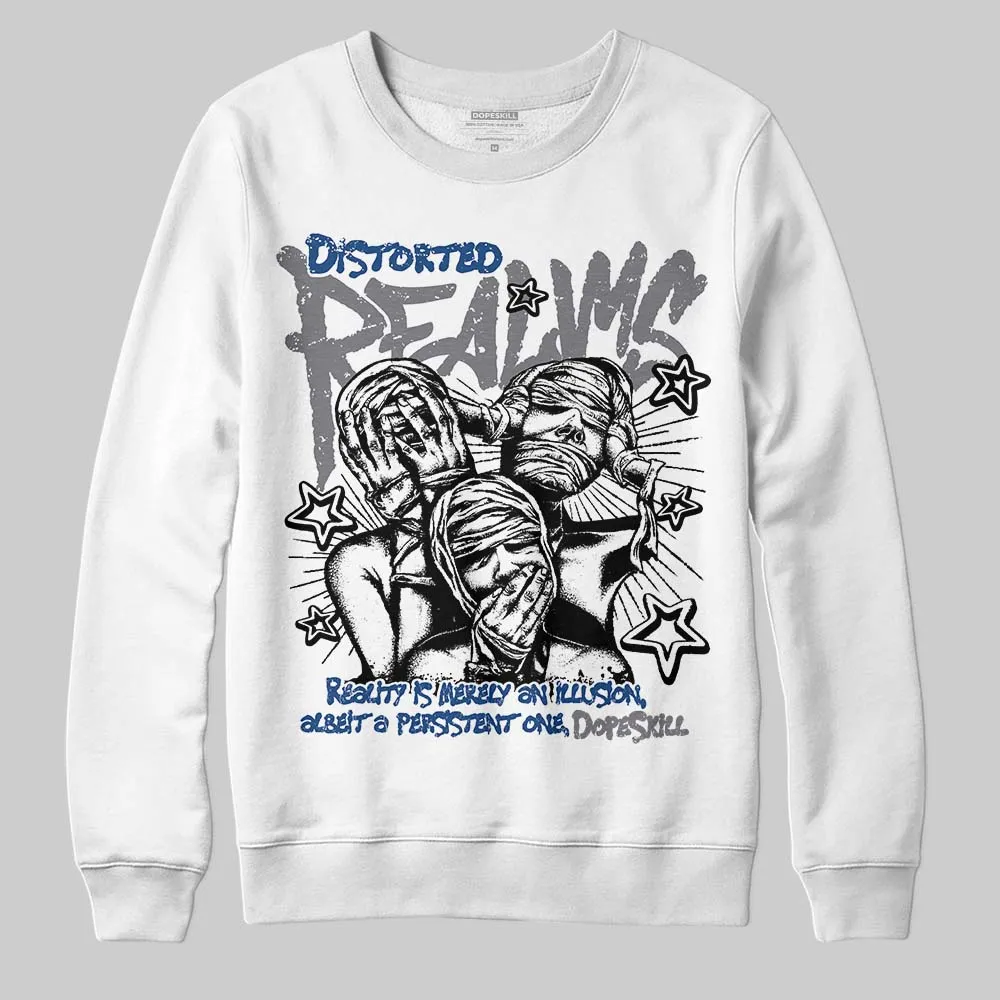 Flint Grey 9s DopeSkill Sweatshirt Distorted Realms Graphic sold by DopeSkill
