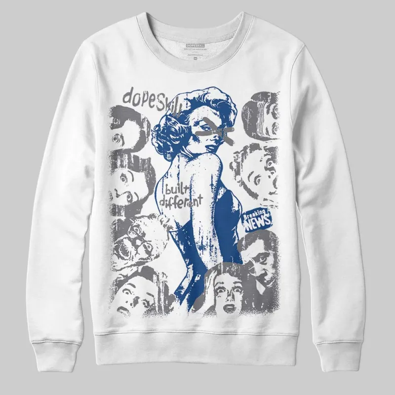 Flint Grey 9s DopeSkill Sweatshirt Built Different Graphic sold by DopeSkill