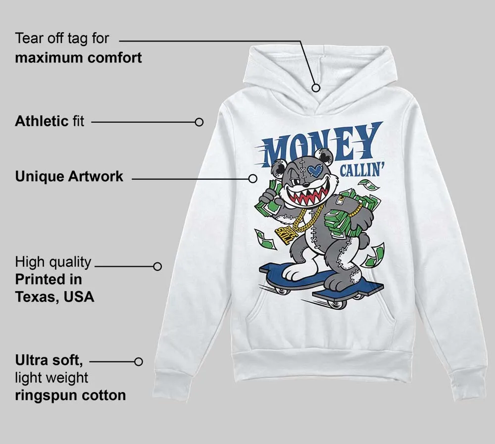 Flint Grey 9s DopeSkill Hoodie Sweatshirt Money Callin' Graphic sold by DopeSkill product image thumbnail 3