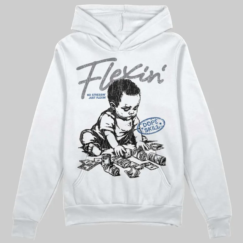 Flint Grey 9s DopeSkill Hoodie Sweatshirt Flexin' Graphic sold by DopeSkill