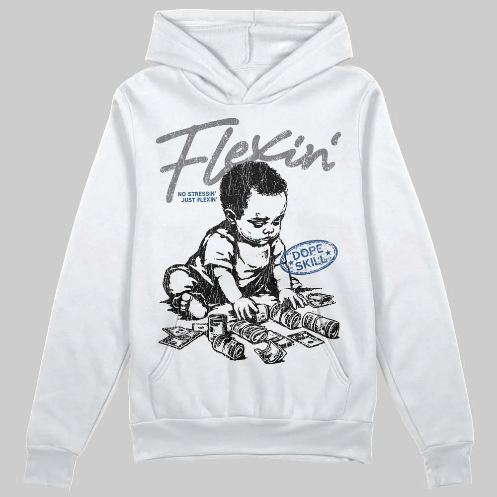 Flint Grey 9s DopeSkill Hoodie Sweatshirt Flexin' Graphic sold by DopeSkill