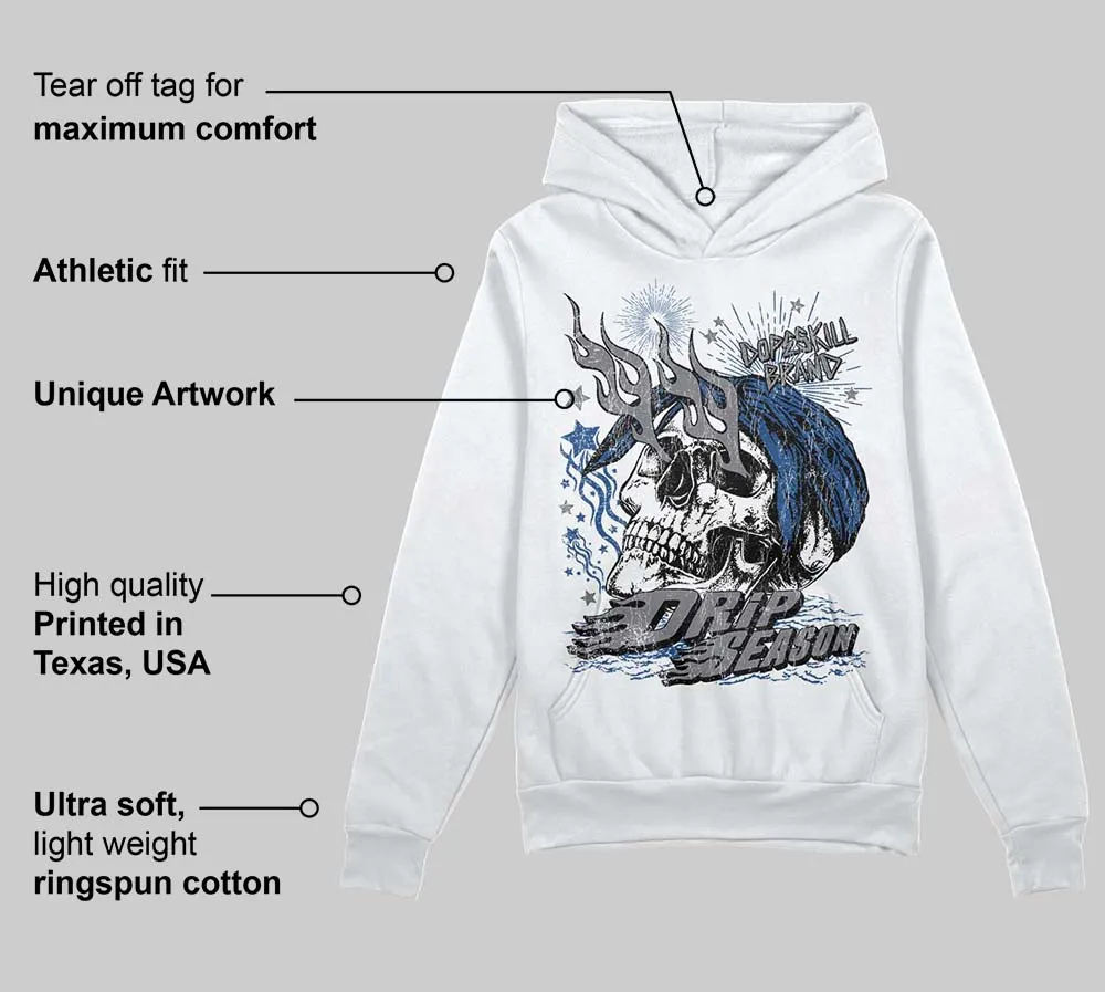 Flint Grey 9s DopeSkill Hoodie Sweatshirt Drip Season Graphic sold by DopeSkill product image thumbnail 3