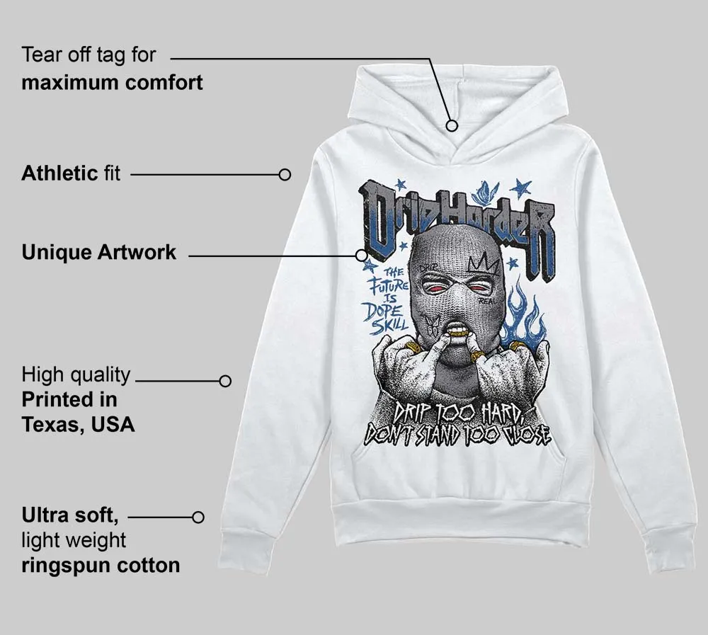 Flint Grey 9s DopeSkill Hoodie Sweatshirt Drip Harder Graphic sold by DopeSkill product image thumbnail 3