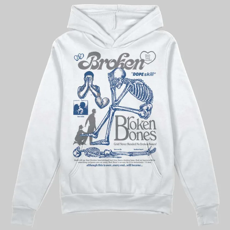 Flint Grey 9s DopeSkill Hoodie Sweatshirt Broken Bones Graphic sold by DopeSkill