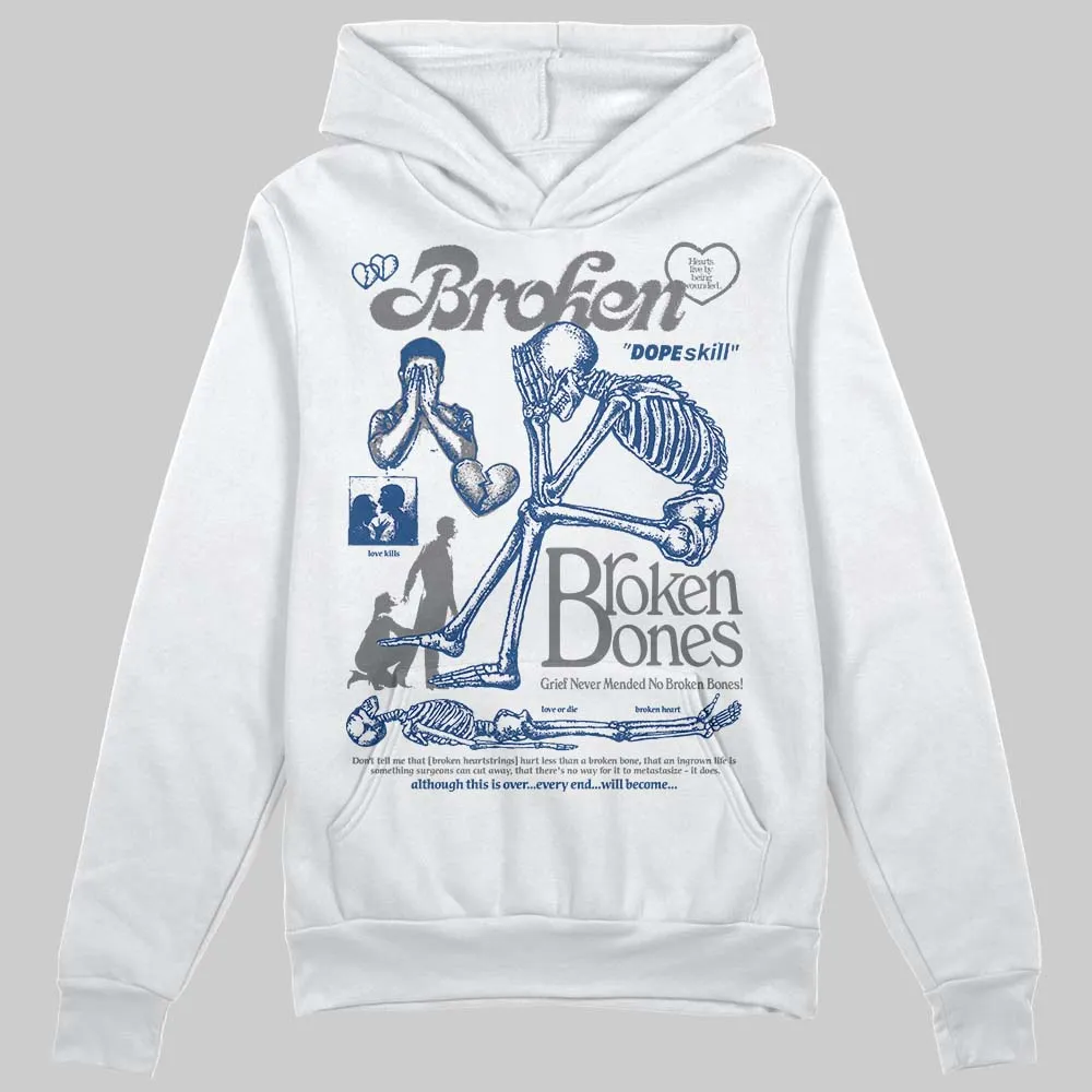 Flint Grey 9s DopeSkill Hoodie Sweatshirt Broken Bones Graphic sold by DopeSkill