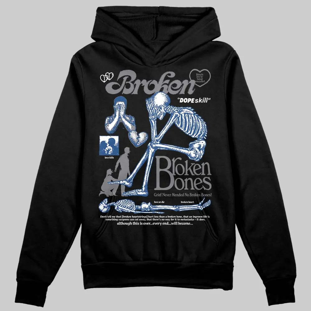 Flint Grey 9s DopeSkill Hoodie Sweatshirt Broken Bones Graphic sold by DopeSkill product image thumbnail 2