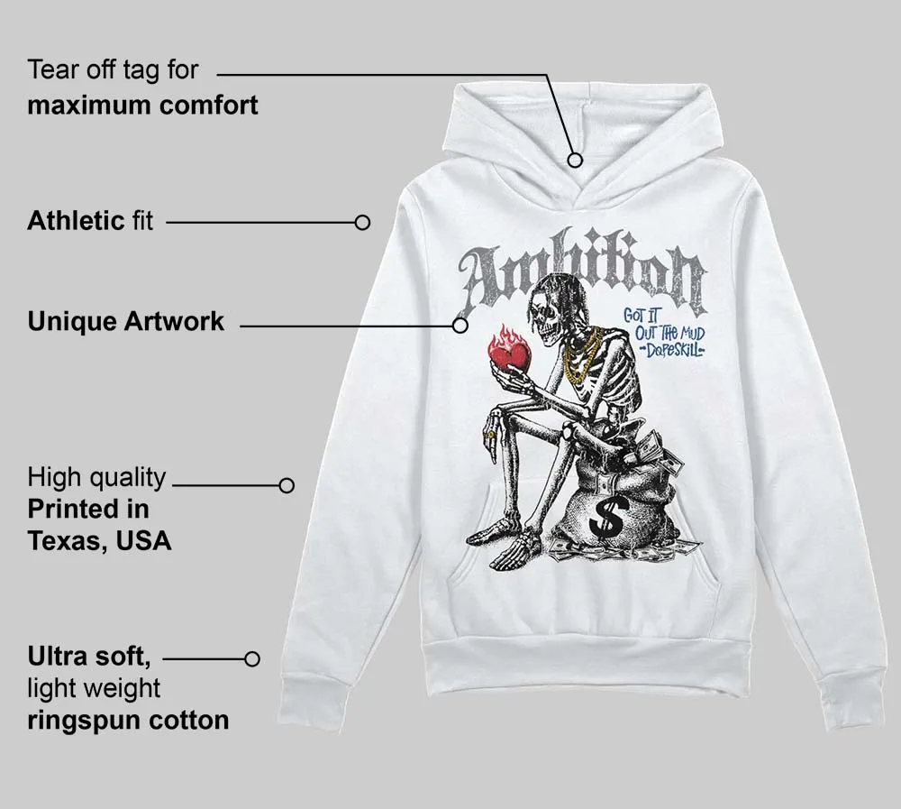 Flint Grey 9s DopeSkill Hoodie Sweatshirt Ambition Graphic sold by DopeSkill product image thumbnail 3