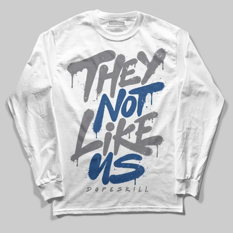 Flint Grey 9s DopeSkill Long Sleeve T-Shirt They Not Like Us Graphic sold by DopeSkill