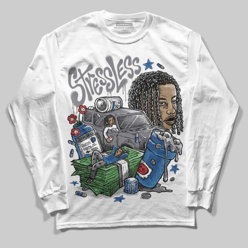 Flint Grey 9s DopeSkill Long Sleeve T-Shirt Stressless Graphic sold by DopeSkill