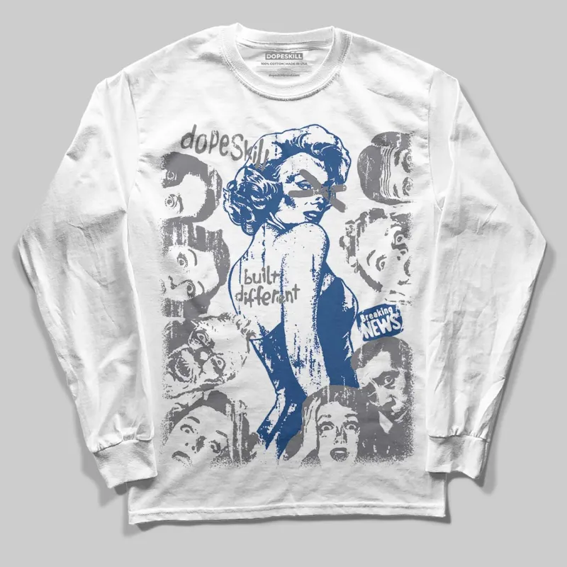 Flint Grey 9s DopeSkill Long Sleeve T-Shirt Built Different Graphic sold by DopeSkill