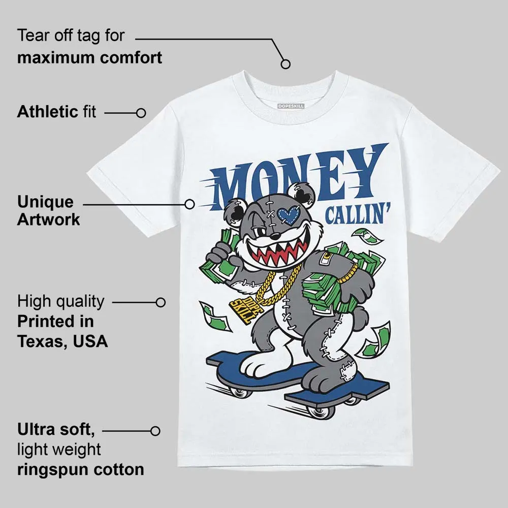 Flint Grey 9s DopeSkill T-Shirt Money Callin' Graphic sold by DopeSkill product image thumbnail 3