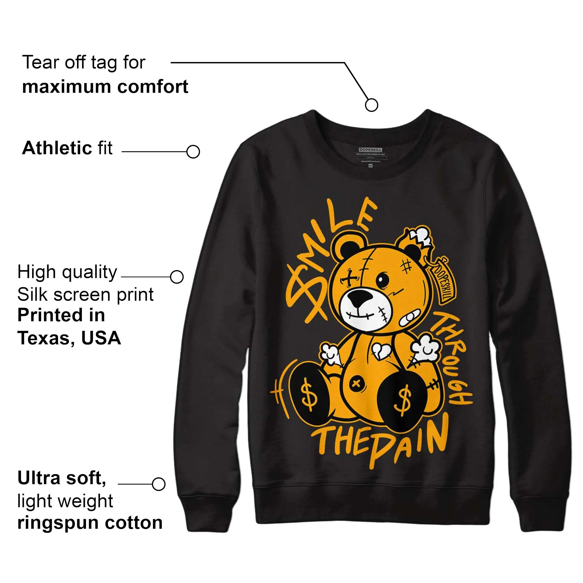 Black Taxi 12s DopeSkill Sweatshirt BEAN Graphic sold by DopeSkill product image thumbnail 3