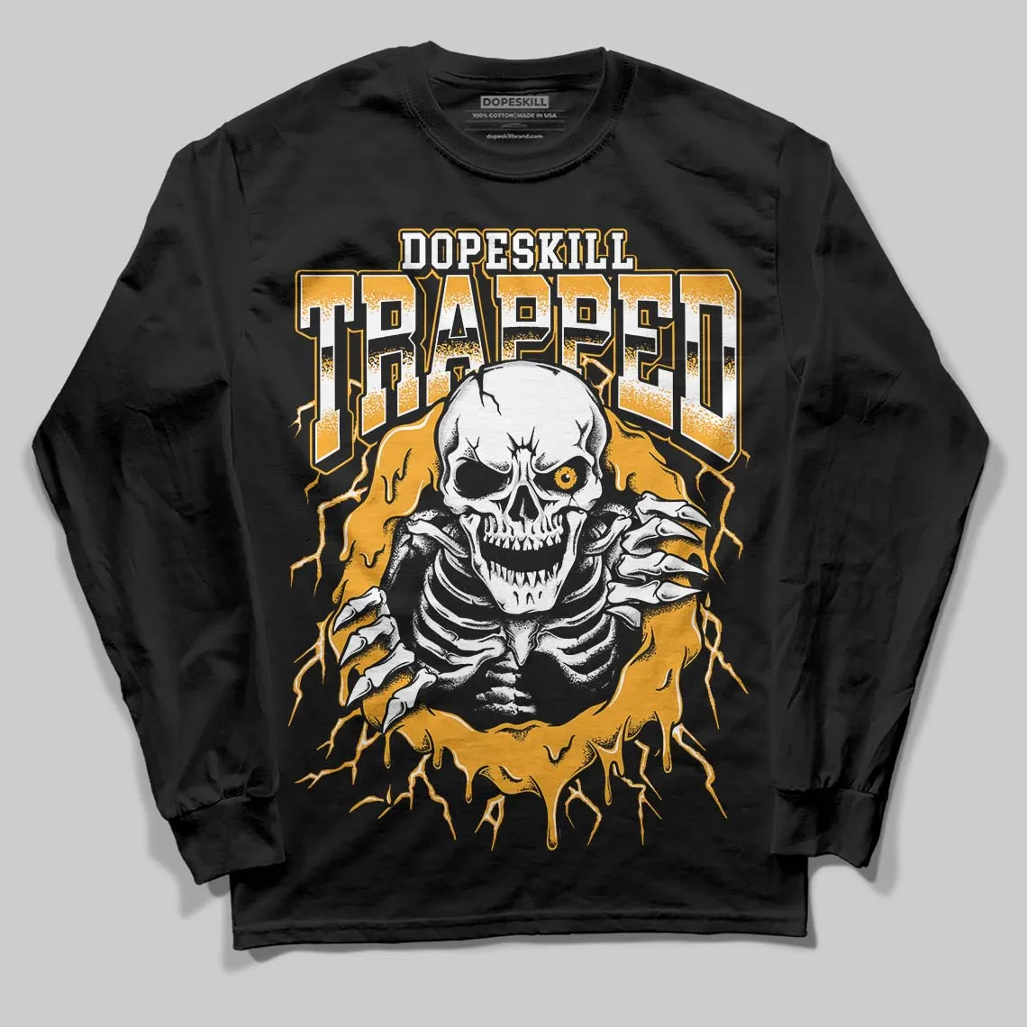 Black Taxi 12s DopeSkill Long Sleeve T-Shirt Trapped Halloween Graphic sold by DopeSkill