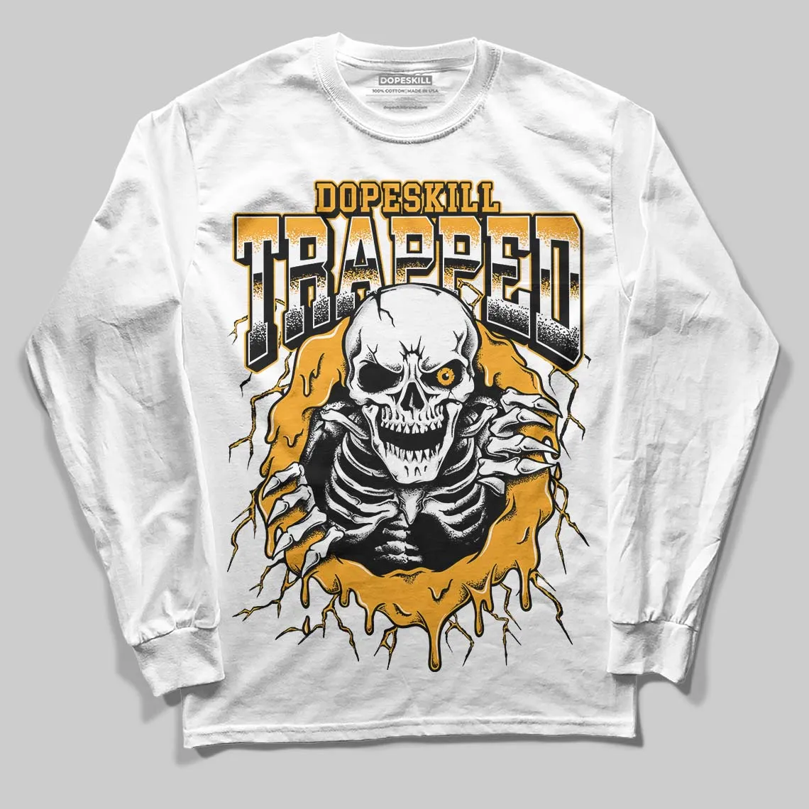 Black Taxi 12s DopeSkill Long Sleeve T-Shirt Trapped Halloween Graphic sold by DopeSkill product image thumbnail 2