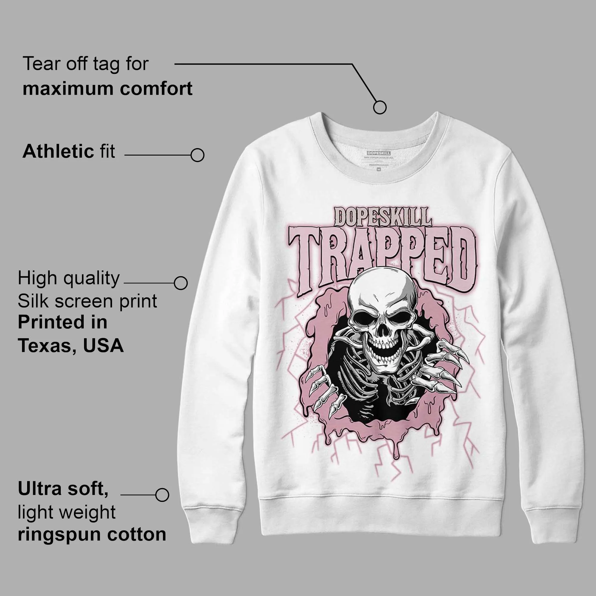 Dunk Low Teddy Bear Pink DopeSkill Sweatshirt Trapped Halloween Graphic sold by DopeSkill product image thumbnail 3
