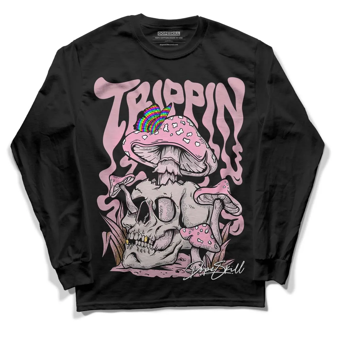 Dunk Low Teddy Bear Pink DopeSkill Long Sleeve T-Shirt Trippin Graphic sold by DopeSkill product image thumbnail 2