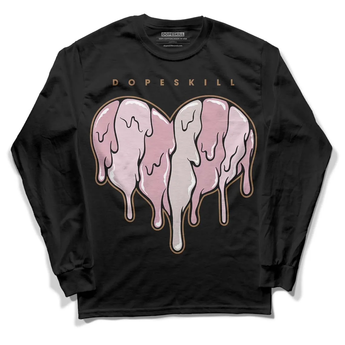 Dunk Low Teddy Bear Pink DopeSkill Long Sleeve T-Shirt Slime Drip Heart Graphic sold by DopeSkill product image thumbnail 2