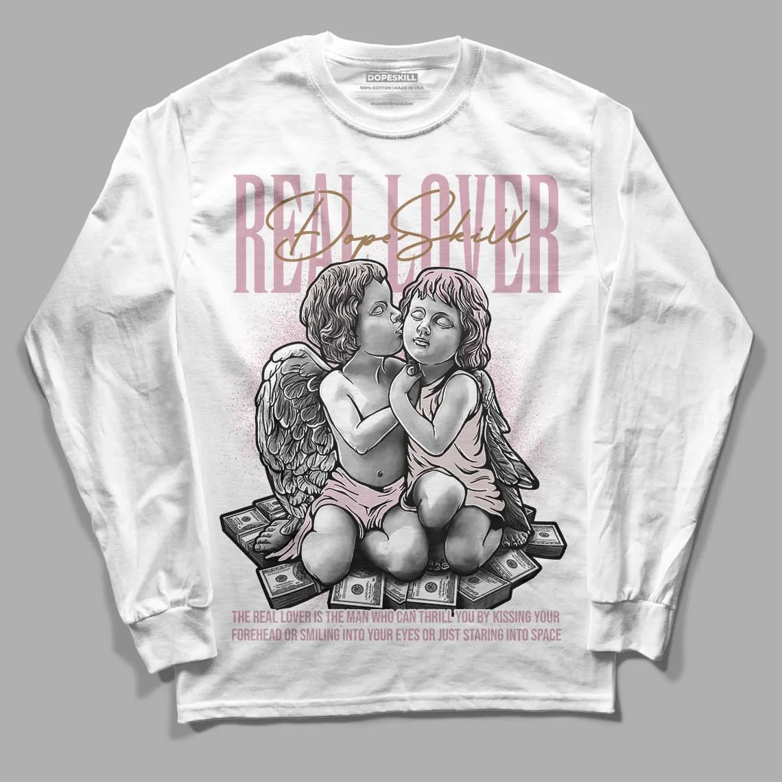 Dunk Low Teddy Bear Pink DopeSkill Long Sleeve T-Shirt Real Lover Graphic sold by DopeSkill