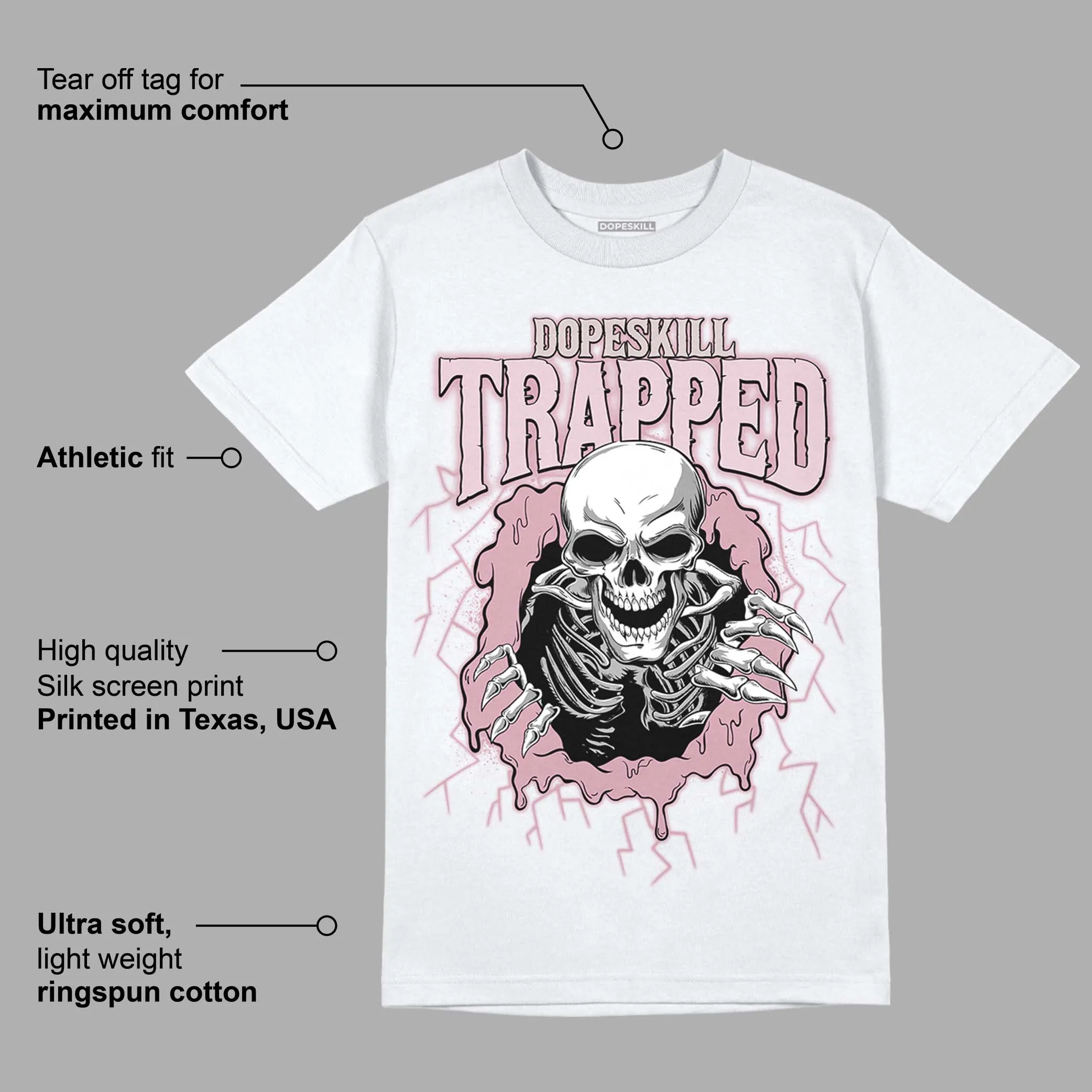 Dunk Low Teddy Bear Pink DopeSkill T-Shirt Trapped Halloween Graphic sold by DopeSkill product image thumbnail 3