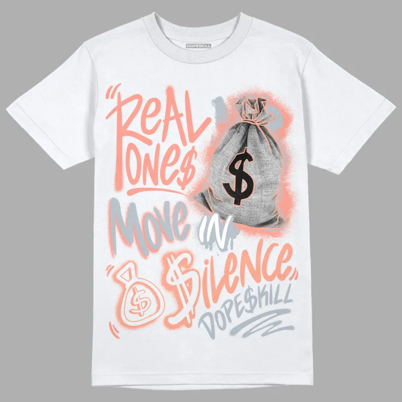 Crimson Bliss 5s DopeSkill T-Shirt Real Ones Move In Silence Graphic sold by DopeSkill