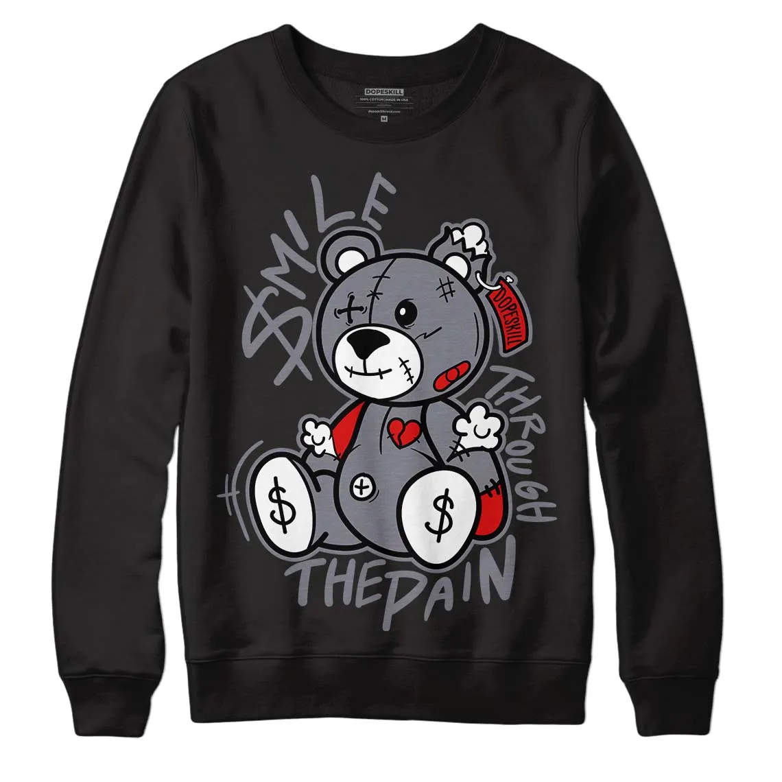 Fire Red 9s DopeSkill Sweatshirt BEAN Graphic sold by DopeSkill product image thumbnail 2