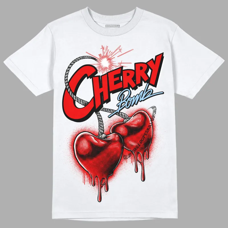 Cherry 11s DopeSkill T-Shirt Cherry Bomb Graphic made by DopeSkill