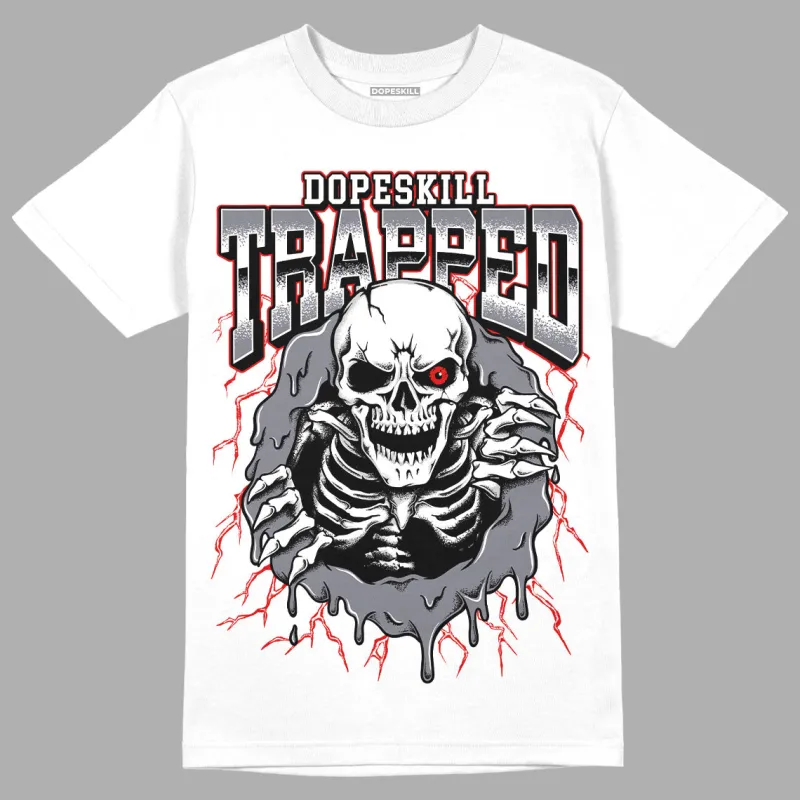 Fire Red 9s DopeSkill T-Shirt Trapped Halloween Graphic sold by DopeSkill