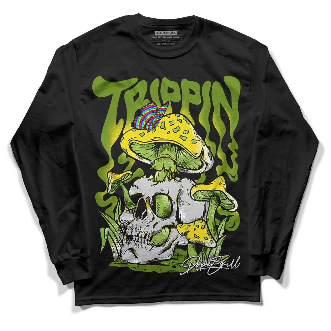 Dunk Low 'Chlorophyll' DopeSkill Long Sleeve T-Shirt Trippin Graphic sold by DopeSkill product image thumbnail 2